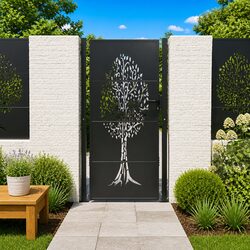 Enhance Your Space with This Elegant Garden Gate
