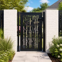 Anthracite Steel Outdoor Entrance Gate 100x150 cm