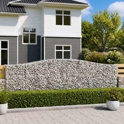 Enhance Your Outdoor Space with an Arched Gabion Basket