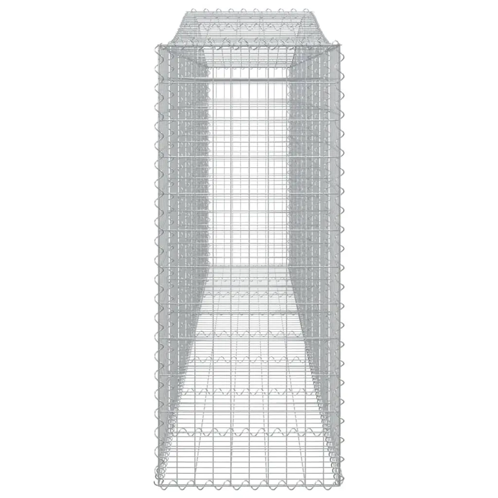 Arched Gabion Basket 400x50x120140 cm Decorative Garden Barrier Retaining Wall