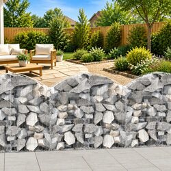 Enhance Your Garden with an Arched Gabion Basket Planter