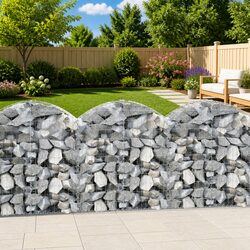 Elevate Your Outdoor Space with an Arched Gabion Basket