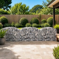 Enhance Your Outdoor Space with an Arched Gabion Basket