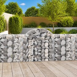 Elegant Arched Gabion Basket for Enhanced Outdoor Spaces