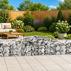 Enhance Your Outdoor Space with an Arched Gabion Basket
