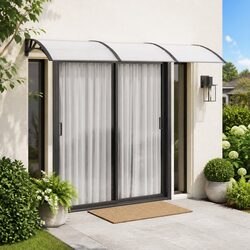 Enhance Your Entryway with a Stylish Black Door Canopy