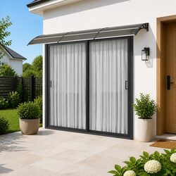 Enhance Your Space with a Black 400x100 cm Door Canopy
