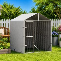 Enhance Your Outdoor Space with a Silver Dog Kennel