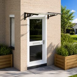 Enhance Your Entryway with a 122x90cm Door Canopy