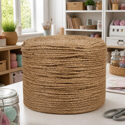 Versatile 250m Jute Twine - Ideal for Your Creative Space