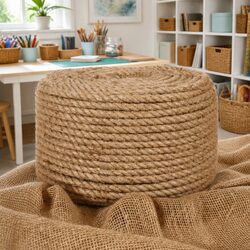 Versatile 25m Jute Rope 12mm for Home and Garden
