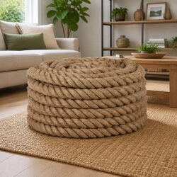 Brown Jute Rope 10m x 30mm for Home Decorations