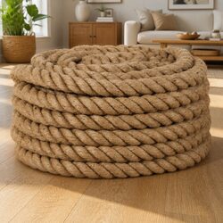 Enhance Your Space with 5m Jute Rope 36mm in Brown