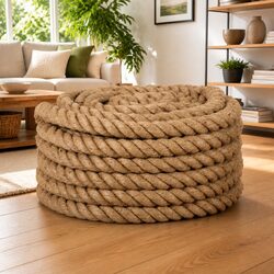 Natural Jute Rope - 5 m Long for Crafting and Gardening