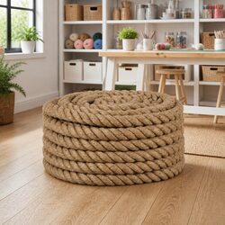 Enhance Your Space with 5m Long Brown Jute Rope