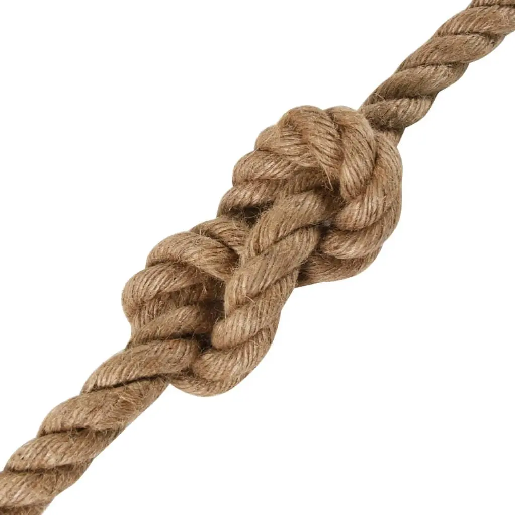 Jute Rope 5m Long 50mm Thick Natural Fiber Twine for Crafts Gardening Decorations