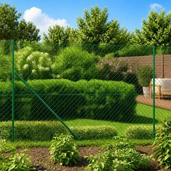Green Chain Link Fence 1.4x25m