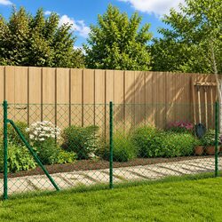Enhance Your Space with a Green Chain Link Fence Panel 0.8 x 10m