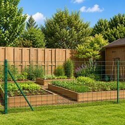Enhance Your Garden with a 1x25m Green Wire Mesh Fence