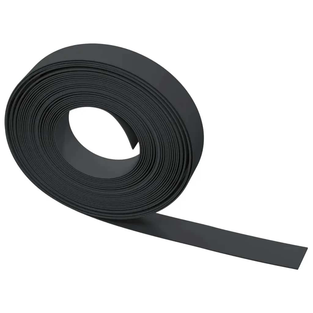 Garden Edging Black 10m Flexible Border Lawn Edge Flower Bed Path Landscaping