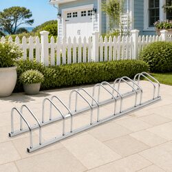 Organize Your Space with a 6-Bike Galvanised Steel Rack