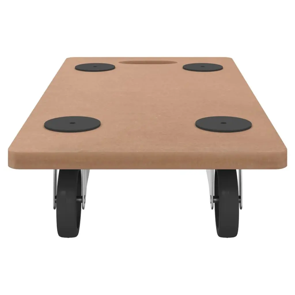 Dolly Trolleys 6 Piece Rectangular Anti-Slip Moving Platform with Rotatable Castors