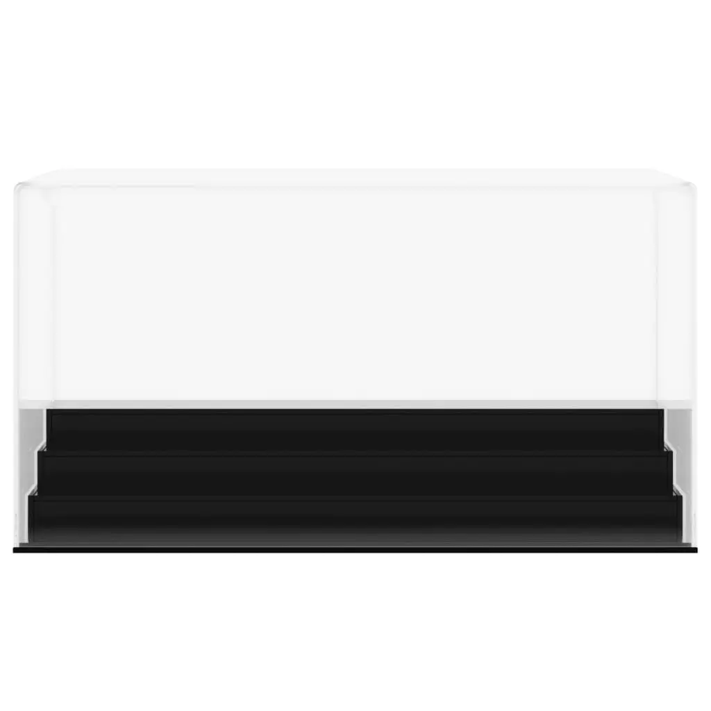Acrylic Display Box 24x16x13 cm Transparent 4-Tier Dustproof Collectibles Showcase