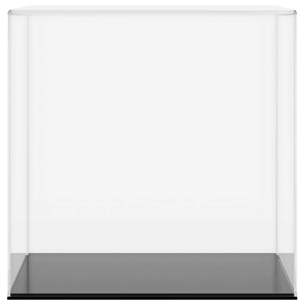 Acrylic Display Box 30x30x30 cm Transparent Dustproof Case for Collectibles