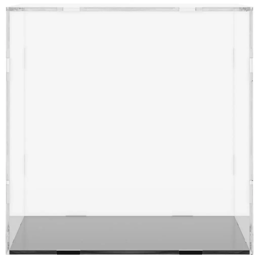 Acrylic Display Box 30x30x30cm Transparent Dustproof for Collectibles Toys Models Handicrafts
