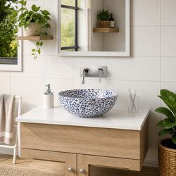 Elevate Your Bathroom Space with a Unique Ceramic Basin