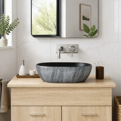 Enhance Your Bathroom with a Stylish Black Ceramic Sink