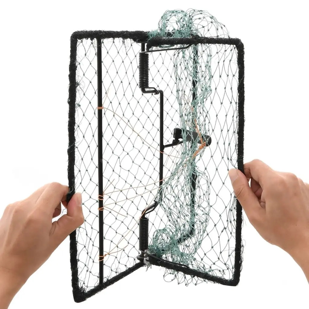Bird Trap 34x32cm Foldable Steel Frame Durable Polyethylene Mesh Netting
