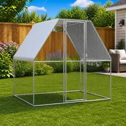 Outdoor Chicken Cage 2x2x2m for Enhanced Garden Space