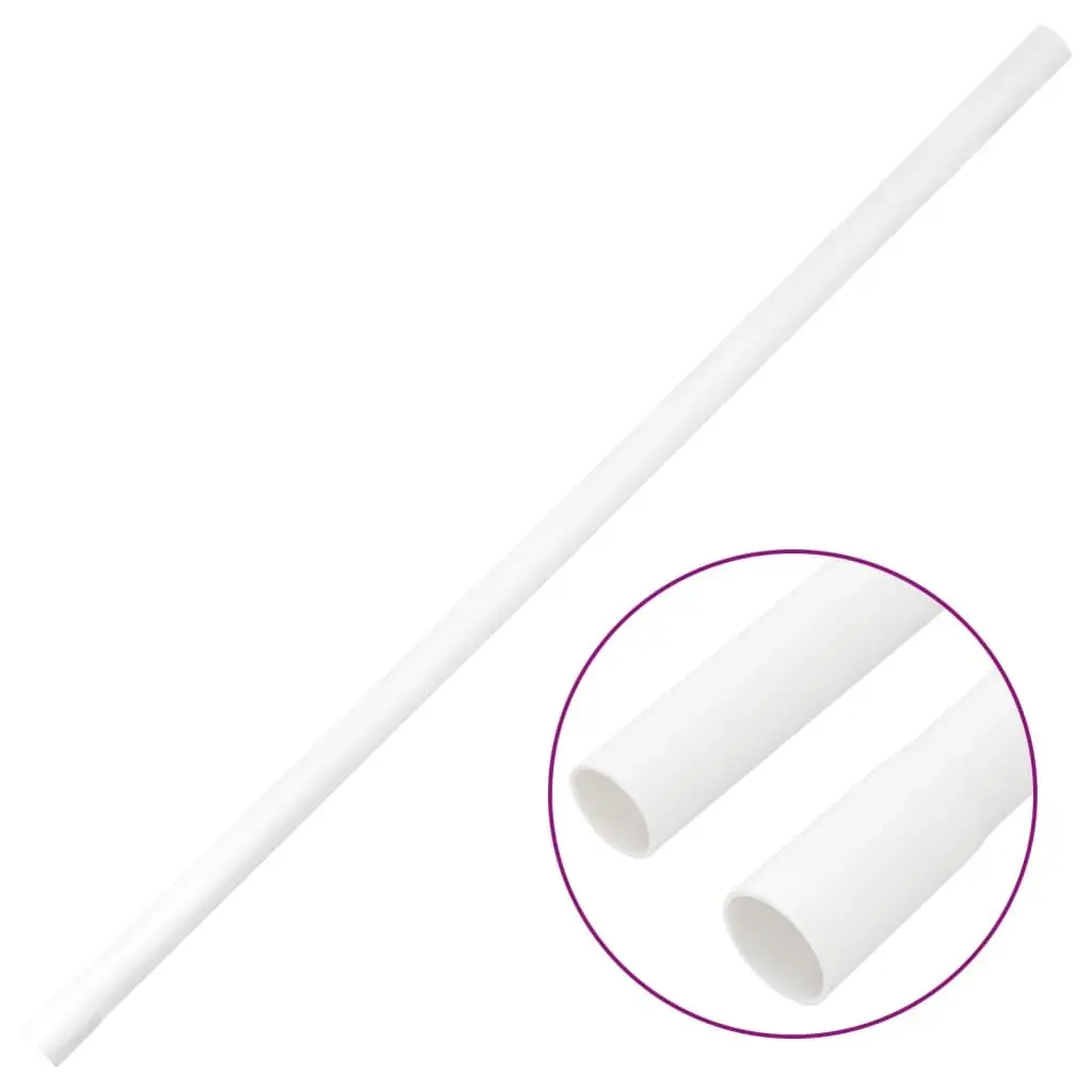 Cable Trunking 20mm White PVC Clip-On Wire Management System 30m