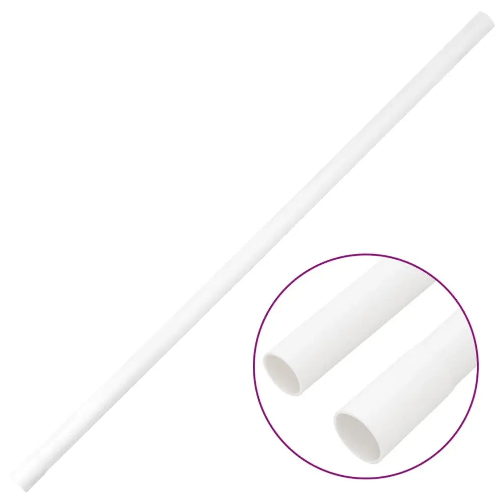 Cable Trunking 25mm White PVC Wire Cover 10m Clips Organiser