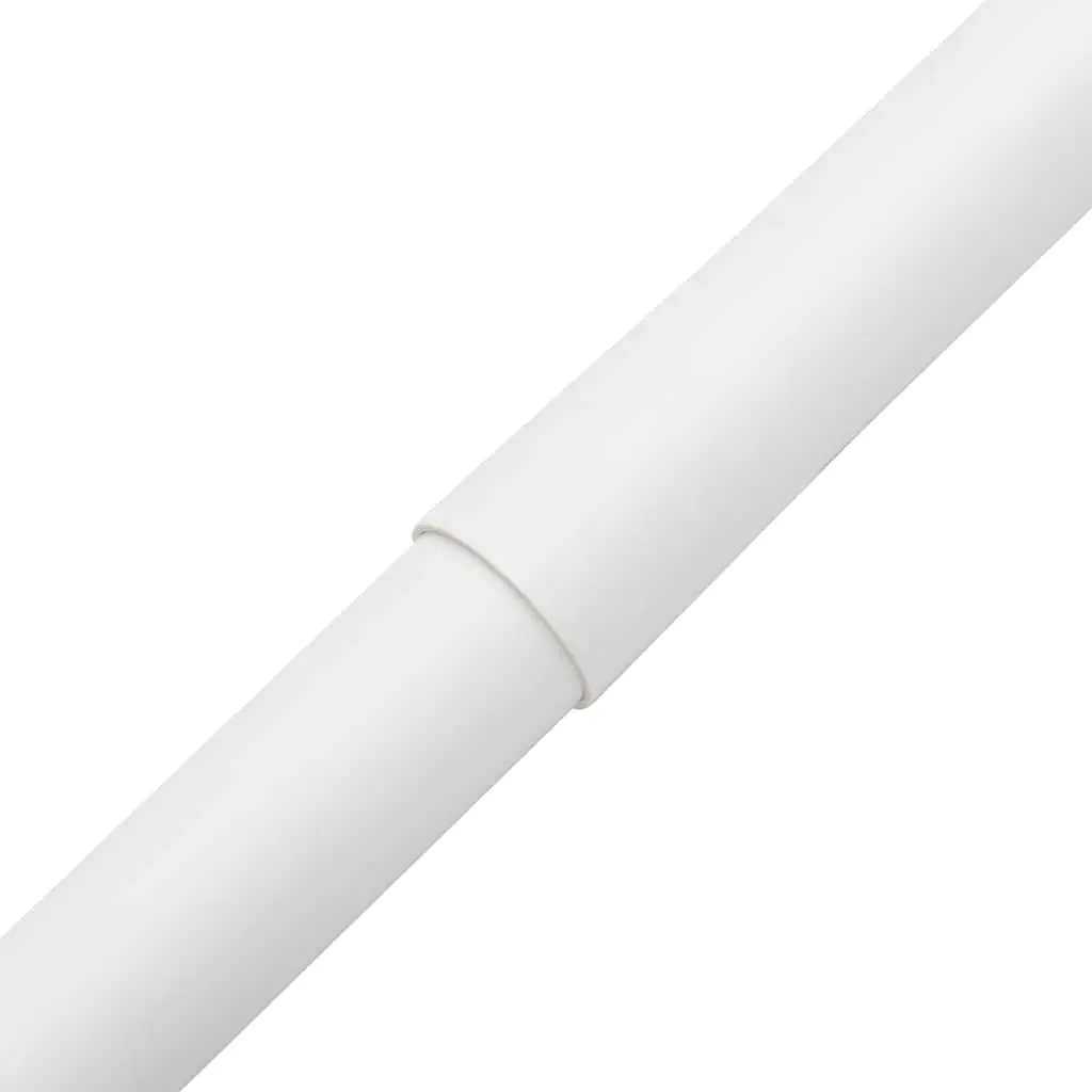 PVC Cable Trunking 10m Ø30mm White Slim Profile Cord Cover for Organizing Cables