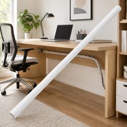 30mm White PVC Cable Management Trunking for Neat Spaces
