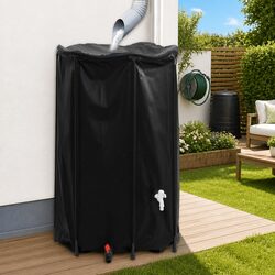 Water Tank 1000L Foldable with Tap Collapsible Rain Storage Garden Watering