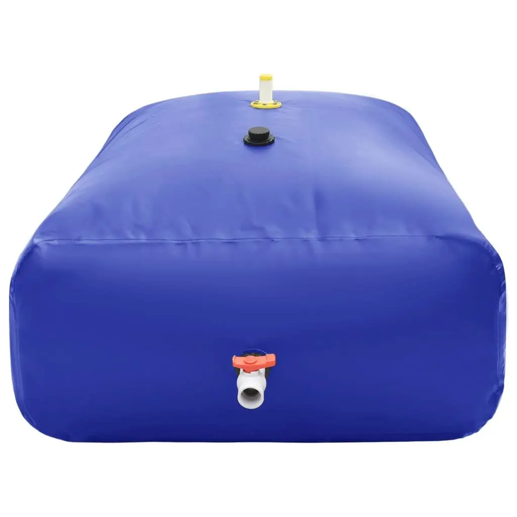 Foldable Water Tank 3000L Blue Garden Storage Rainwater Collection Tap Watering