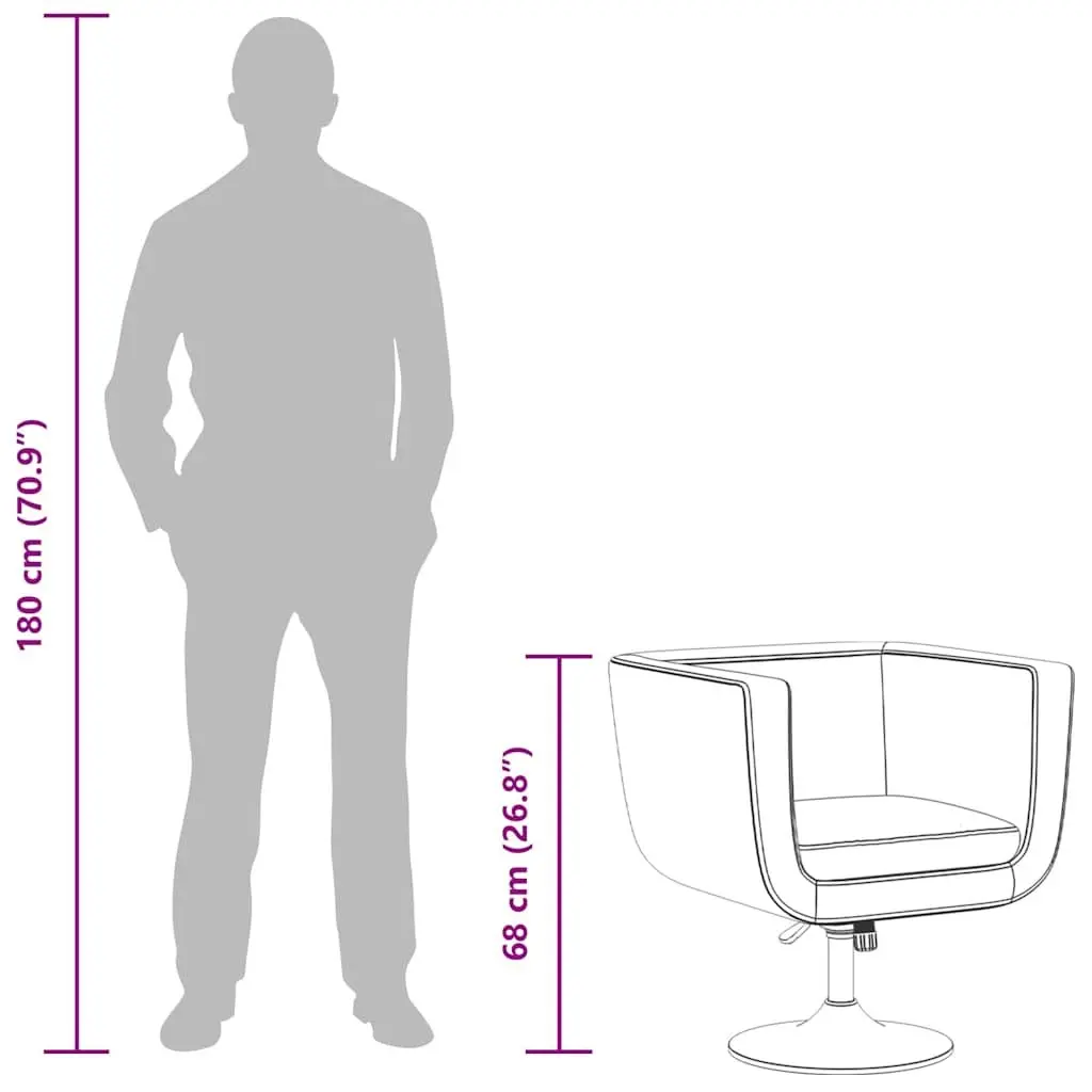 Bar Chairs 2 pcs White Height Adjustable Padded Seat Swivel Armchairs