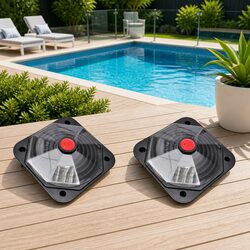 Solar Pool Heater 735W Set of 2 High Efficiency Free Heating Hot Water System