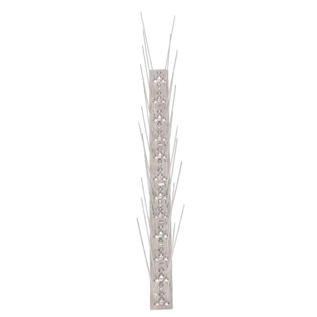 Bird Spikes Set of 6 2-Row Stainless Steel Deterrent Strips 3m