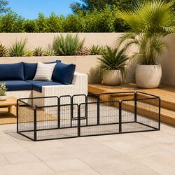 Enhance Your Space with an 8-Panel Dog Playpen