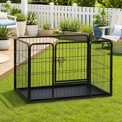 Stylish Dog Playpen for Indoor and Outdoor Use
