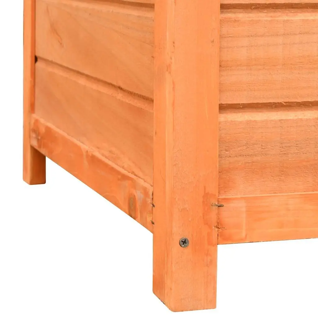Dog House Wooden Kennel Outdoor Pet Cage Solid Pine Fir Wood Weather Resistant