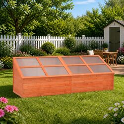 Enhance Your Garden Space with This Wooden Greenhouse