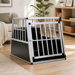Space-Enhancing Dog Cage for Travel - 65x91x69.5 cm