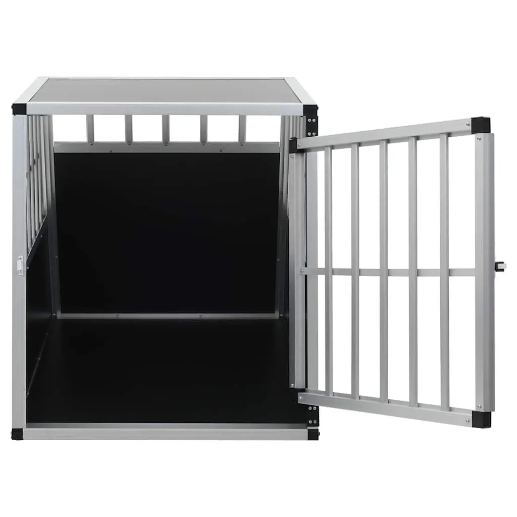 Dog Cage 65x91x69.5 cm Portable Single Door Lightweight Easy Access