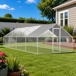 Enhance Your Backyard with This Spacious Chicken Enclosure