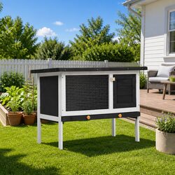 Elevate Your Pet's Living Space with Our Outdoor Rabbit Hutch